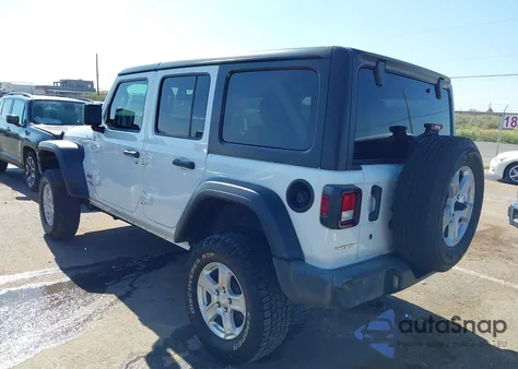 2018 Jeep Wrangler Unlimited Sport S 4X4 z USA, uszkodzony, nr VIN 1C4HJXDN4JW206273